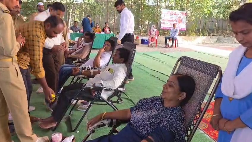 Blood donation 'Satsang' in Buldhana