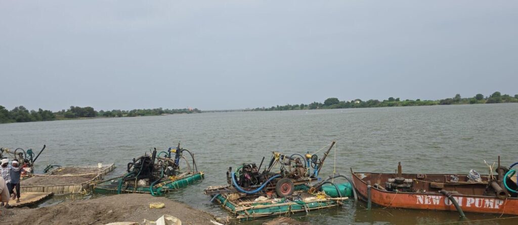 Illegal Sand Mining Action Nanded
