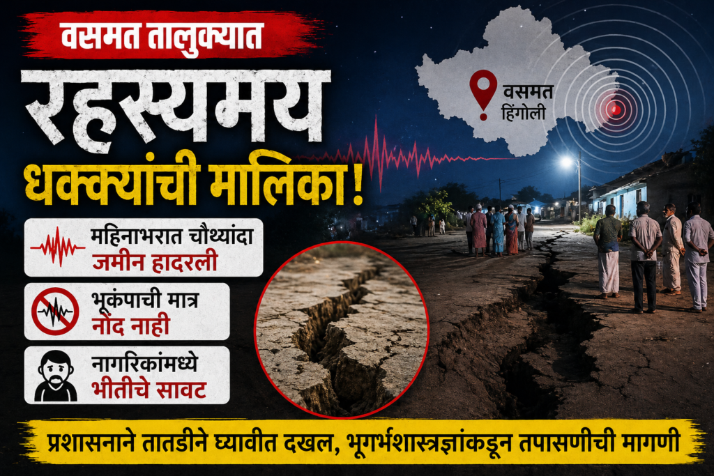 Vasmat mysterious tremors Hingoli