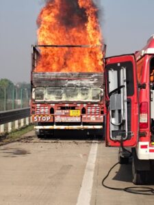 Samruddhi Expressway Truck Fire