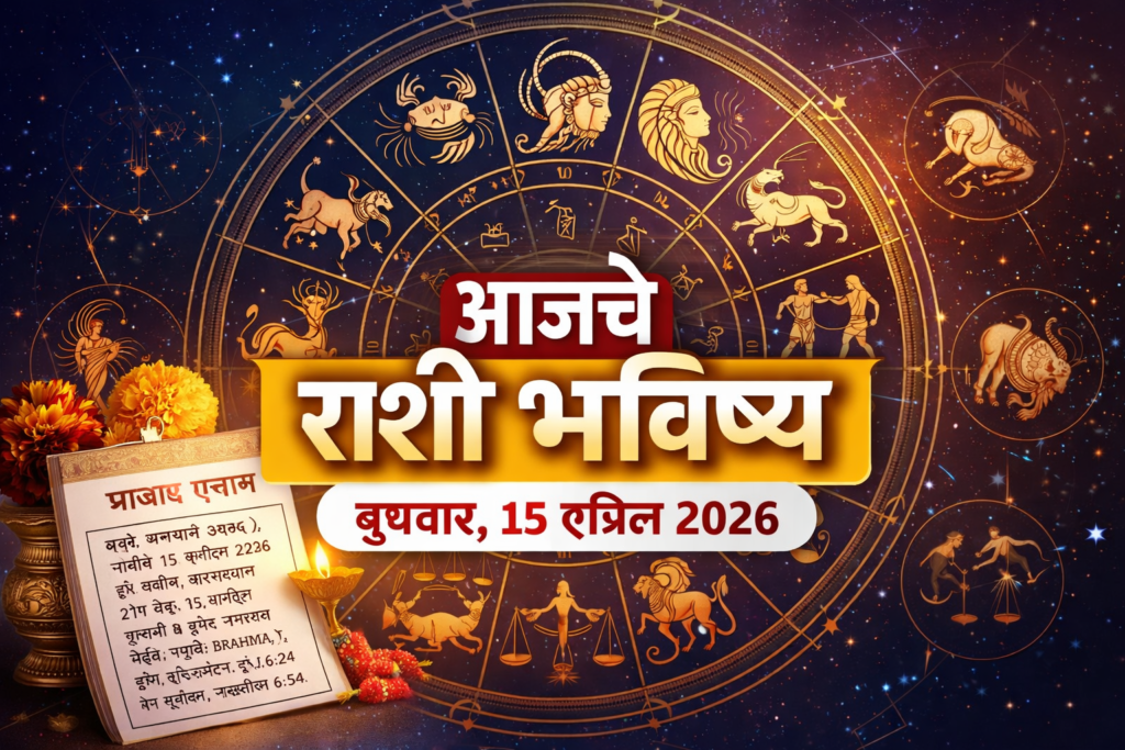 Today Horoscope 15 April 2026 Marathi Panchang